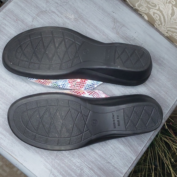 Flexus Italian Comfort "Vera Pelle" anatomic Slides size 8 (sa102) - Picture 11 of 11